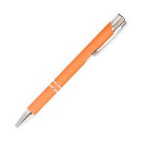 Jasnopomarańczowy długopis z matową powłoką