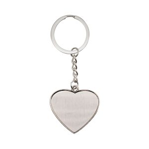 Brelok metalowy w kształcie serca