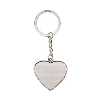 Brelok metalowy w kształcie serca