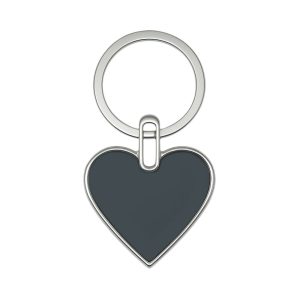 Metalowy brelok reklamowy w kształcie serca
