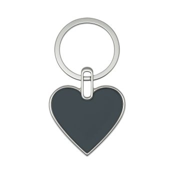 Metalowy brelok reklamowy w kształcie serca