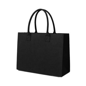 Torba filcowa czarna 43 x 30cm