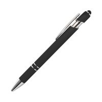 Czarny długopis z końcówką do ekranów dotykowych Touch Pen