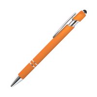 Pomarańczowy długopis z końcówką do ekranów dotykowych Touch Pen