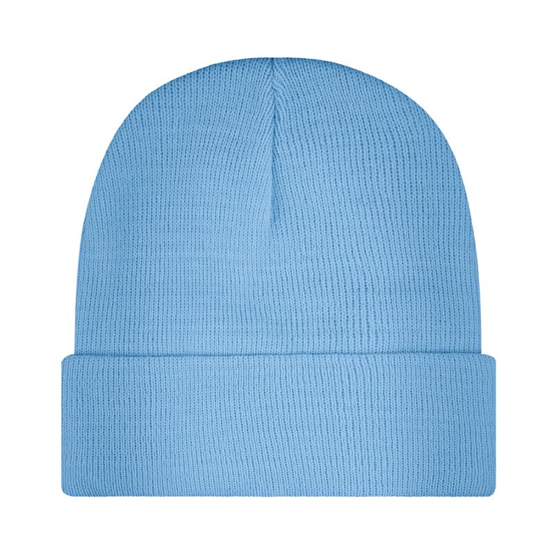 Czapka zimowa wywijana beanie baby blue