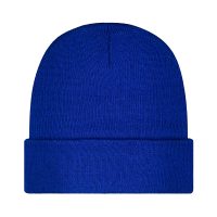 Czapka zimowa wywijana beanie chabrowa
