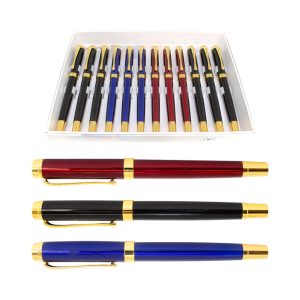 Pióra kulkowe Premium, zestaw biurowy w pudełku zbiorczym